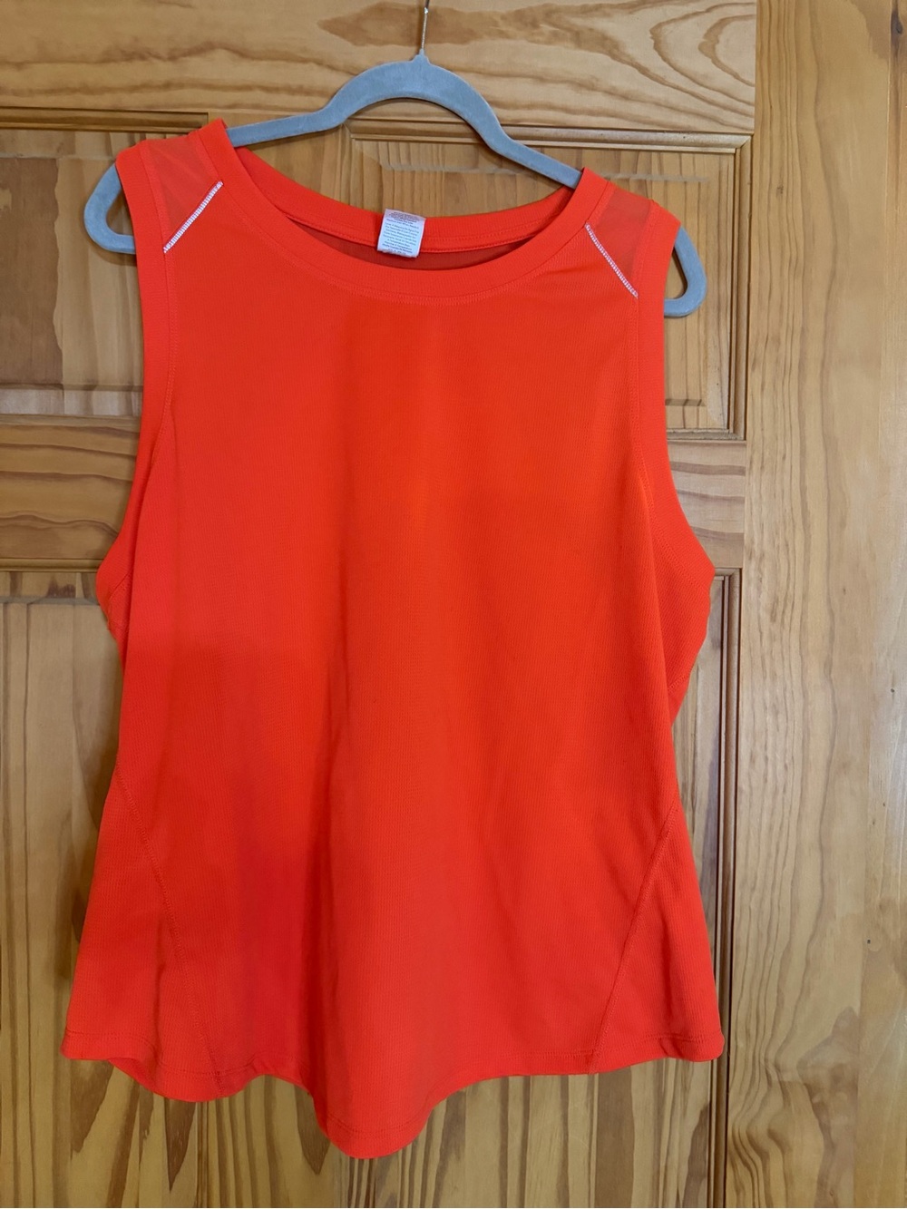 Avia Women’s Sleeveless Athletic Tank Top - Bright Orange